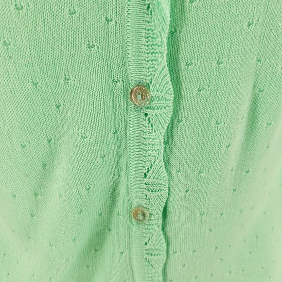 Bundle NWT Short Sleeve Top Blouse Cardigan Teal Green and Yellow S / M / L - Picture 10 of 16